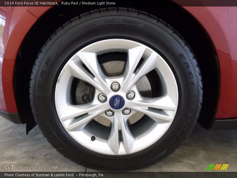 Ruby Red / Medium Light Stone 2014 Ford Focus SE Hatchback