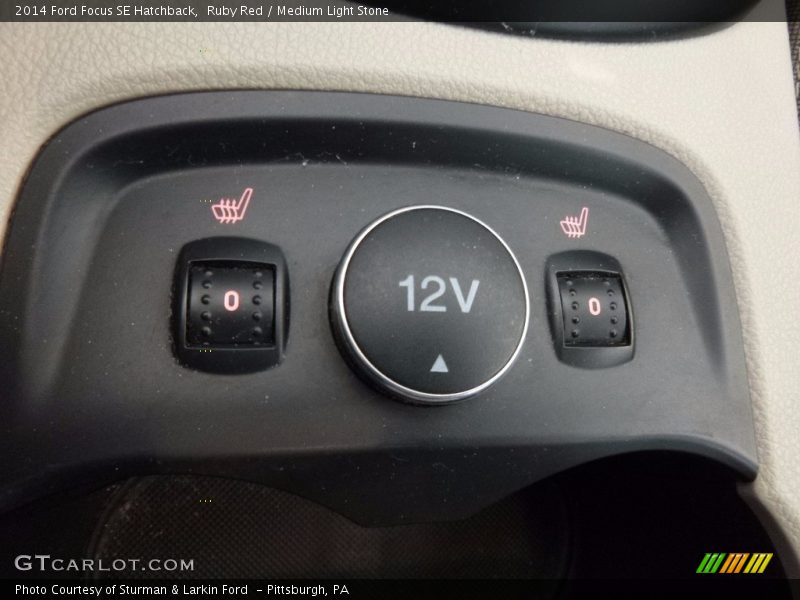 Ruby Red / Medium Light Stone 2014 Ford Focus SE Hatchback