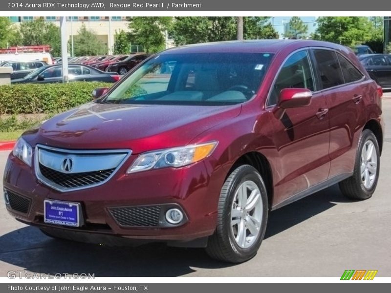 Basque Red Pearl II / Parchment 2014 Acura RDX Technology AWD