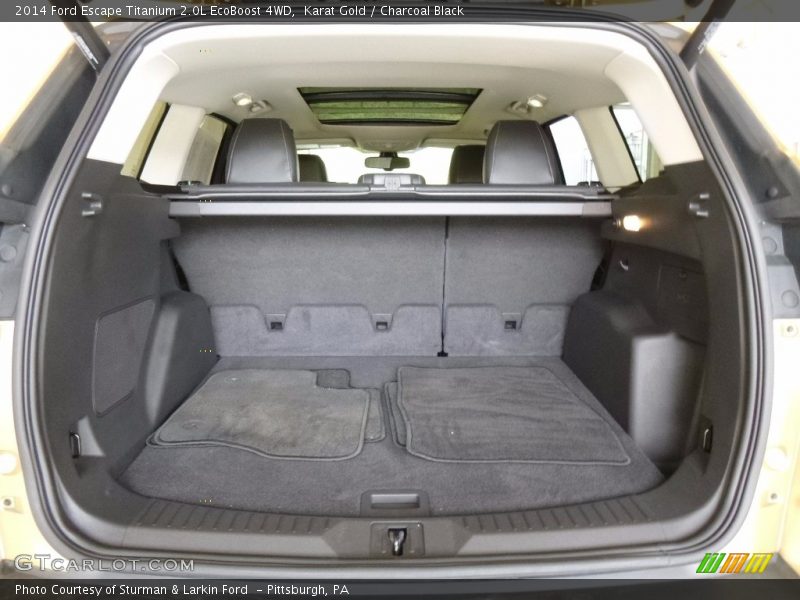 Karat Gold / Charcoal Black 2014 Ford Escape Titanium 2.0L EcoBoost 4WD
