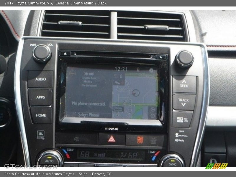 Celestial Silver Metallic / Black 2017 Toyota Camry XSE V6