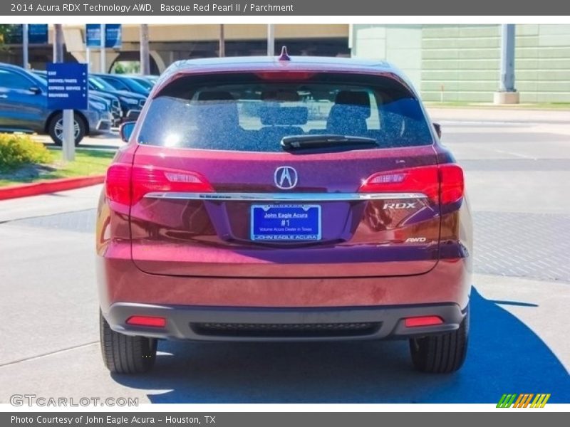 Basque Red Pearl II / Parchment 2014 Acura RDX Technology AWD