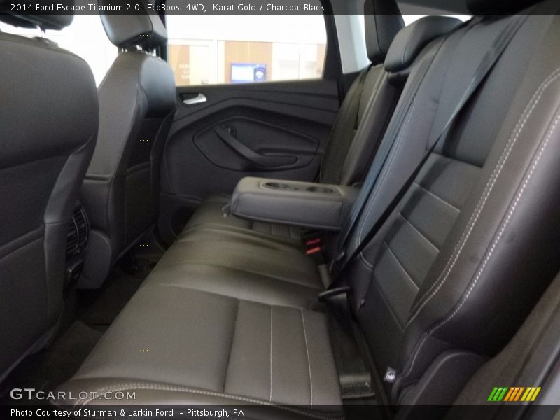 Karat Gold / Charcoal Black 2014 Ford Escape Titanium 2.0L EcoBoost 4WD