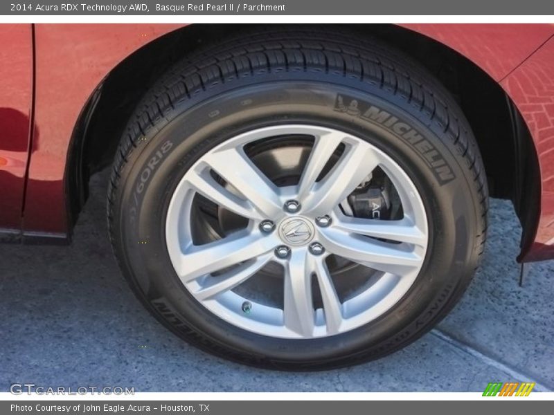 Basque Red Pearl II / Parchment 2014 Acura RDX Technology AWD