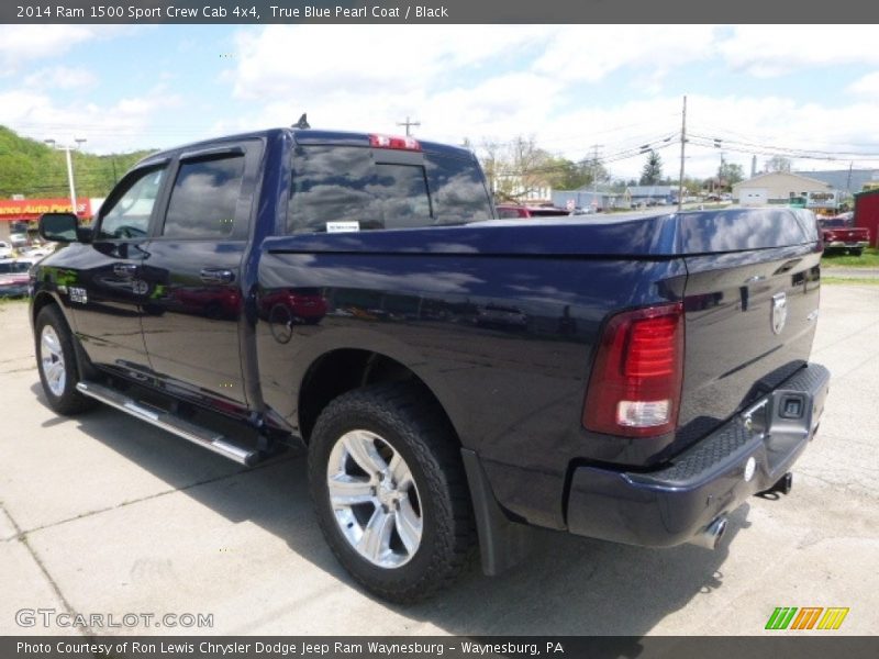 True Blue Pearl Coat / Black 2014 Ram 1500 Sport Crew Cab 4x4