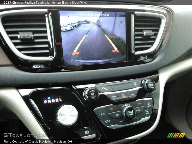 Molten Silver / Black/Alloy 2017 Chrysler Pacifica Touring L