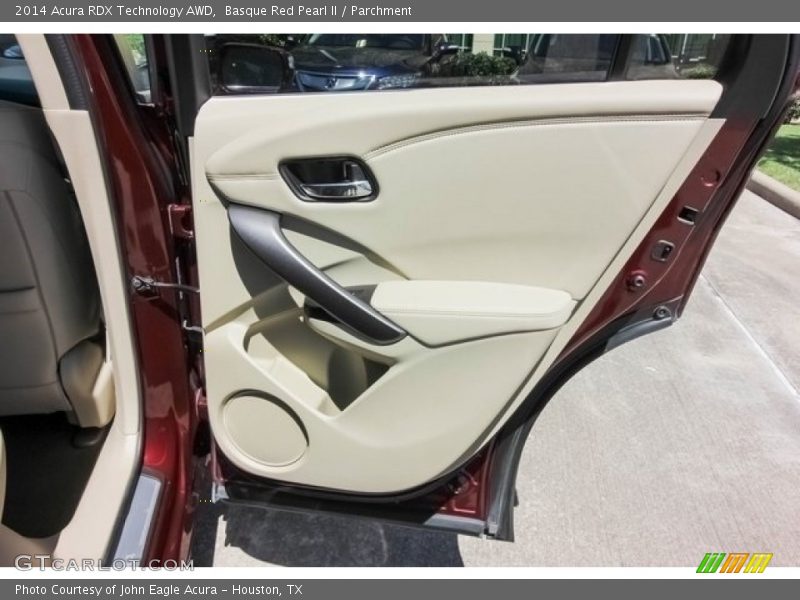 Basque Red Pearl II / Parchment 2014 Acura RDX Technology AWD