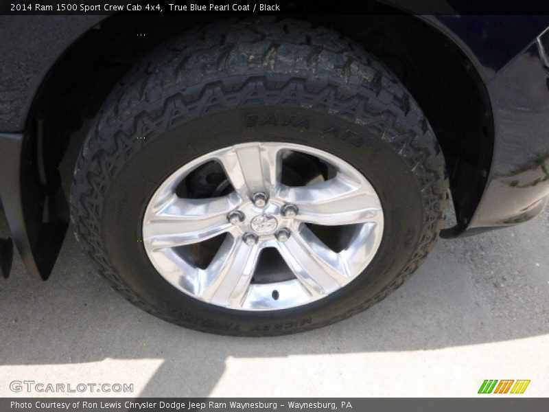 True Blue Pearl Coat / Black 2014 Ram 1500 Sport Crew Cab 4x4