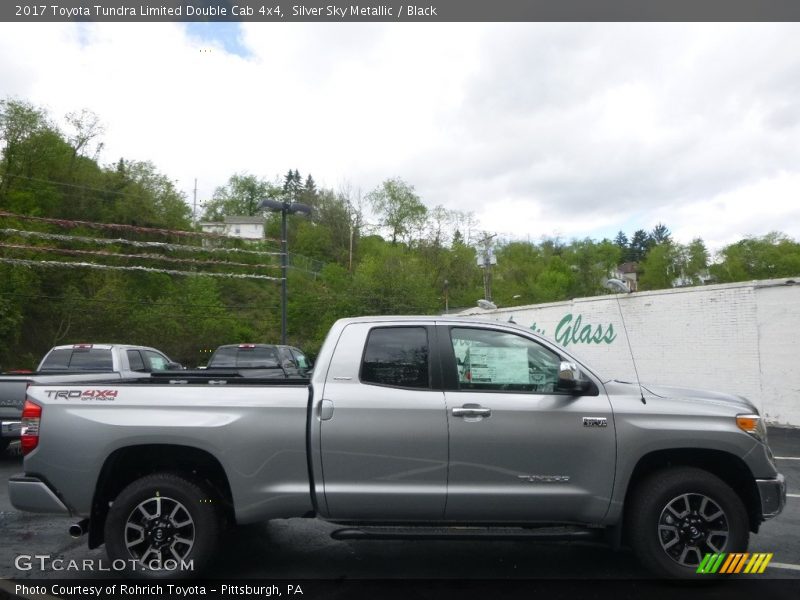 Silver Sky Metallic / Black 2017 Toyota Tundra Limited Double Cab 4x4