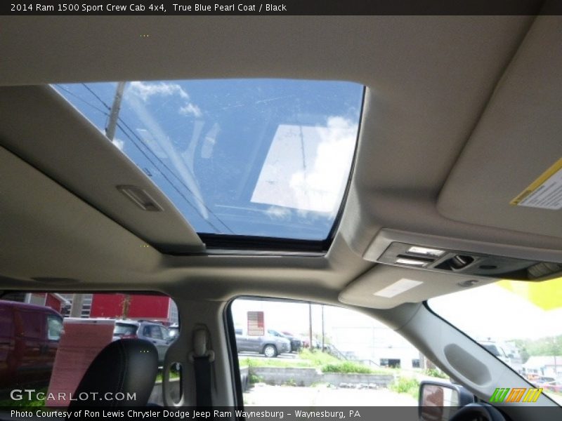 True Blue Pearl Coat / Black 2014 Ram 1500 Sport Crew Cab 4x4