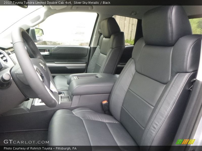 Front Seat of 2017 Tundra Limited Double Cab 4x4