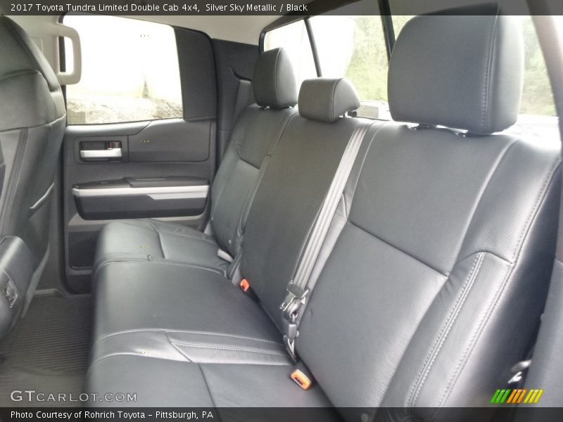 Rear Seat of 2017 Tundra Limited Double Cab 4x4