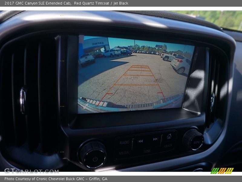 Red Quartz Tintcoat / Jet Black 2017 GMC Canyon SLE Extended Cab