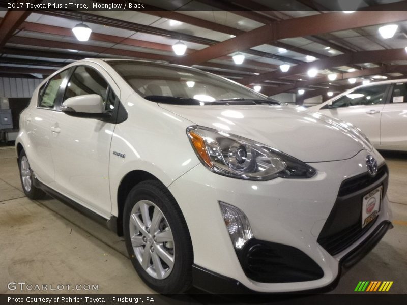 Moonglow / Black 2017 Toyota Prius c Three