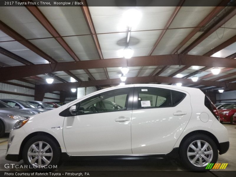 Moonglow / Black 2017 Toyota Prius c Three