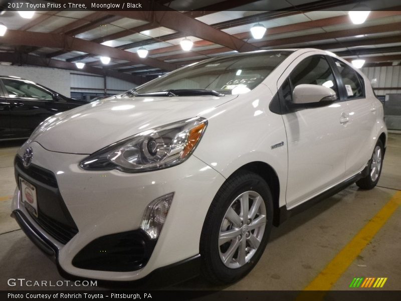 Moonglow / Black 2017 Toyota Prius c Three
