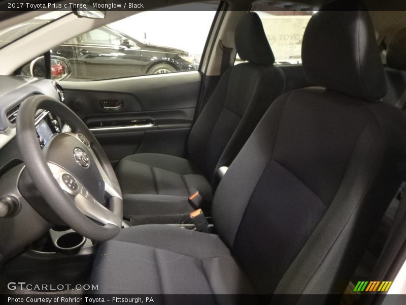 Moonglow / Black 2017 Toyota Prius c Three