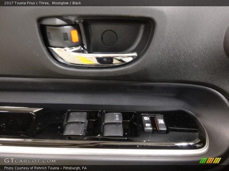 Moonglow / Black 2017 Toyota Prius c Three