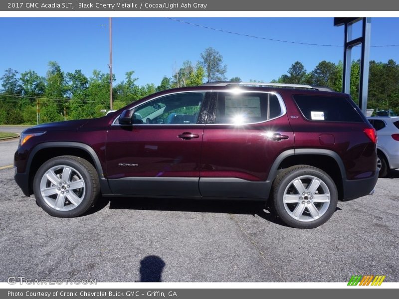 Black Cherry Metallic / Cocoa/Light Ash Gray 2017 GMC Acadia SLT