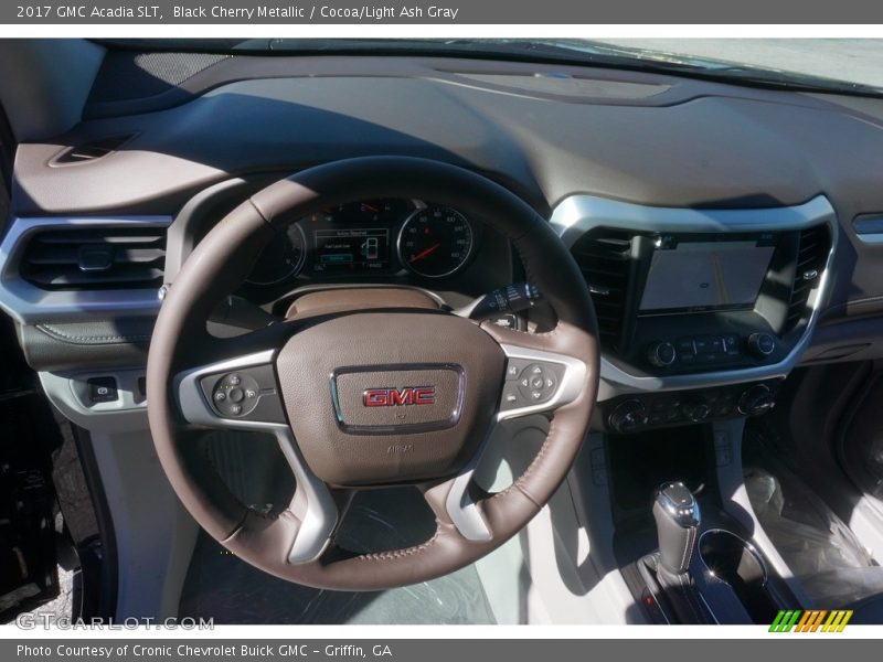 Black Cherry Metallic / Cocoa/Light Ash Gray 2017 GMC Acadia SLT