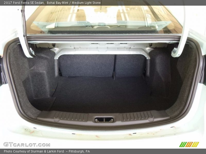 Bohai Bay Mint / Medium Light Stone 2017 Ford Fiesta SE Sedan