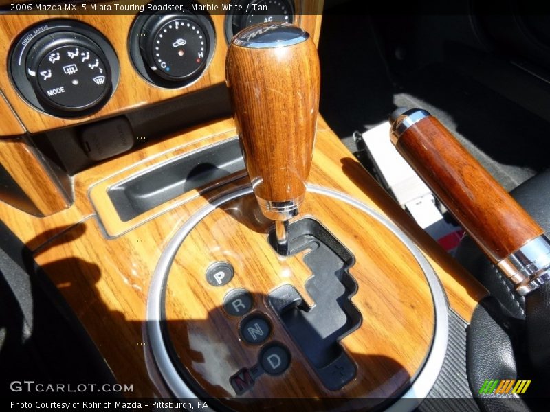 Marble White / Tan 2006 Mazda MX-5 Miata Touring Roadster