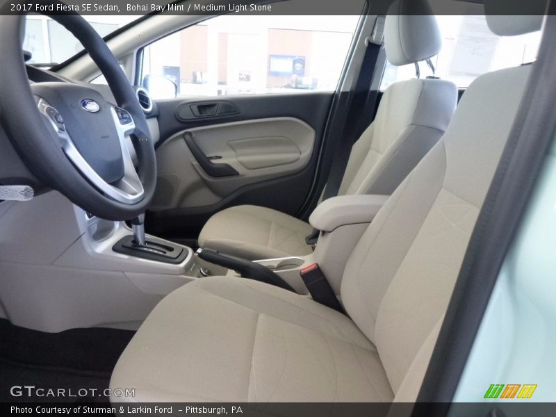 Front Seat of 2017 Fiesta SE Sedan