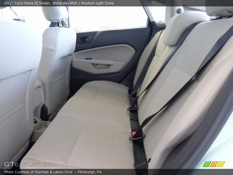 Rear Seat of 2017 Fiesta SE Sedan
