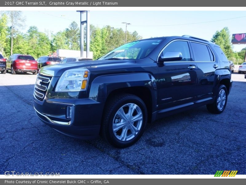 Graphite Gray Metallic / Light Titanium 2017 GMC Terrain SLT