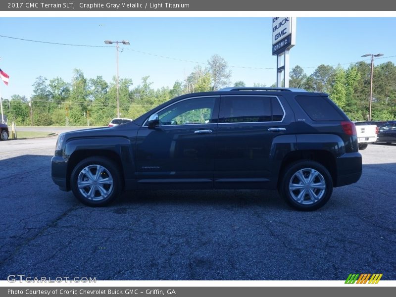 Graphite Gray Metallic / Light Titanium 2017 GMC Terrain SLT