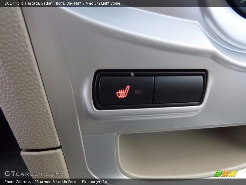 Bohai Bay Mint / Medium Light Stone 2017 Ford Fiesta SE Sedan