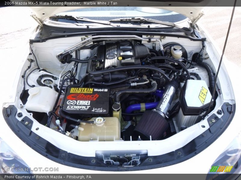 Marble White / Tan 2006 Mazda MX-5 Miata Touring Roadster