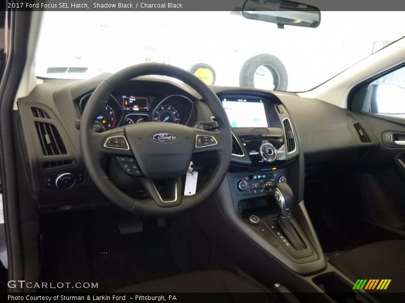 Shadow Black / Charcoal Black 2017 Ford Focus SEL Hatch