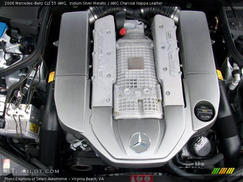 Iridium Silver Metallic / AMG Charcoal Nappa Leather 2006 Mercedes-Benz CLS 55 AMG