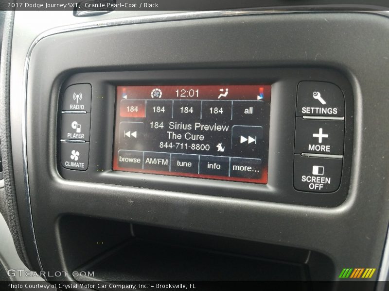 Granite Pearl-Coat / Black 2017 Dodge Journey SXT