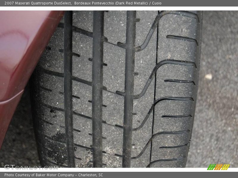 Bordeaux Pontevecchio (Dark Red Metallic) / Cuoio 2007 Maserati Quattroporte DuoSelect
