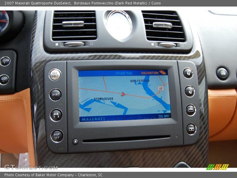 Navigation of 2007 Quattroporte DuoSelect