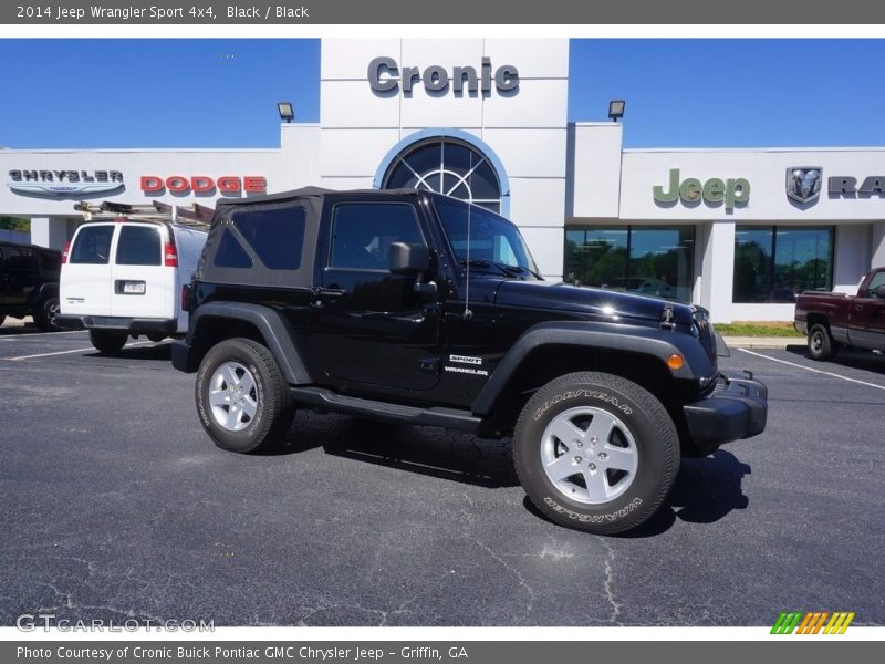 Black / Black 2014 Jeep Wrangler Sport 4x4