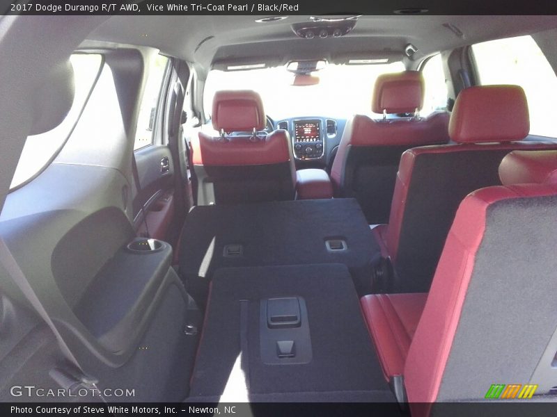 Vice White Tri-Coat Pearl / Black/Red 2017 Dodge Durango R/T AWD