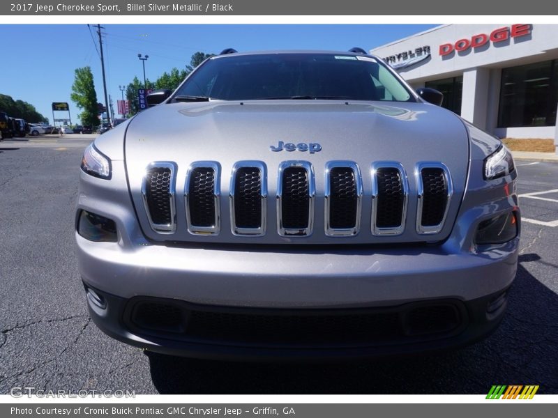Billet Silver Metallic / Black 2017 Jeep Cherokee Sport