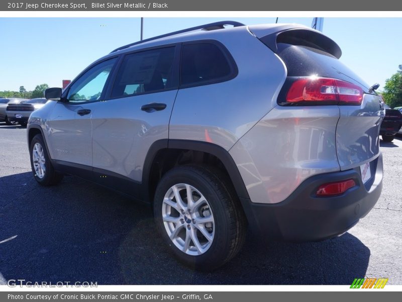 Billet Silver Metallic / Black 2017 Jeep Cherokee Sport