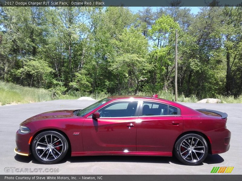 Octane Red / Black 2017 Dodge Charger R/T Scat Pack