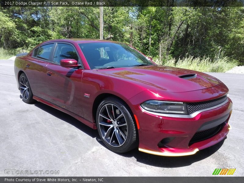 Octane Red / Black 2017 Dodge Charger R/T Scat Pack