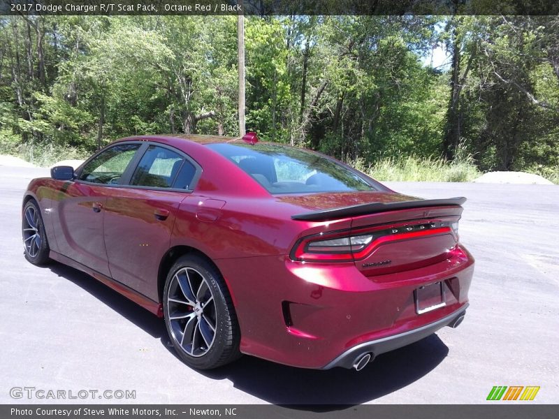 Octane Red / Black 2017 Dodge Charger R/T Scat Pack