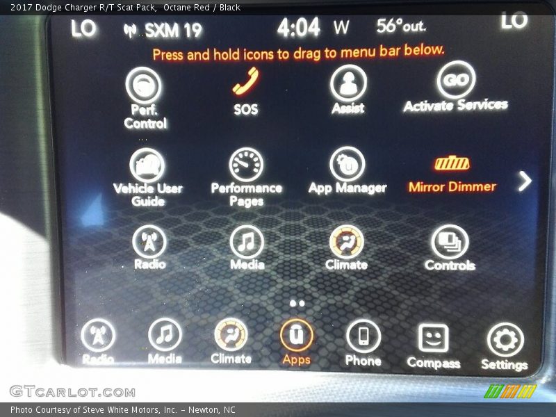 Octane Red / Black 2017 Dodge Charger R/T Scat Pack