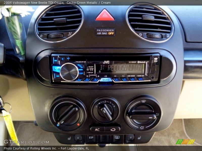 Controls of 2006 New Beetle TDI Coupe