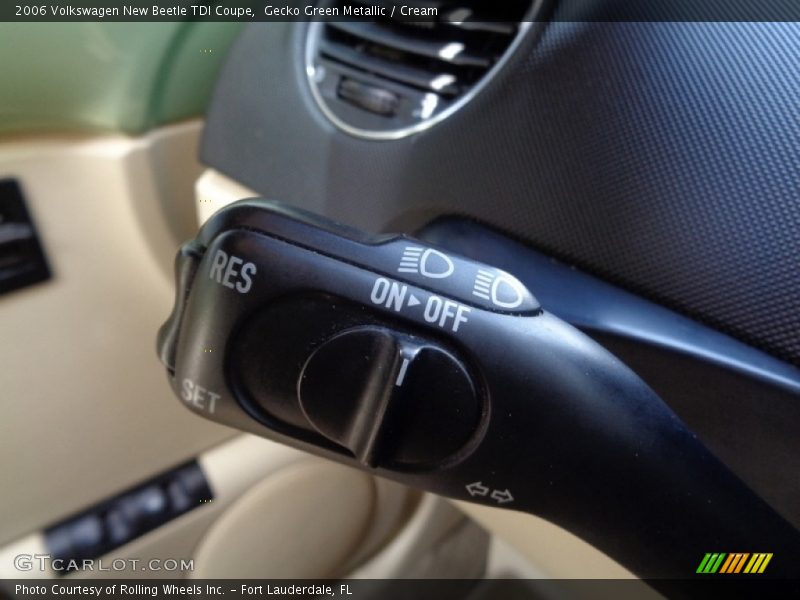 Gecko Green Metallic / Cream 2006 Volkswagen New Beetle TDI Coupe