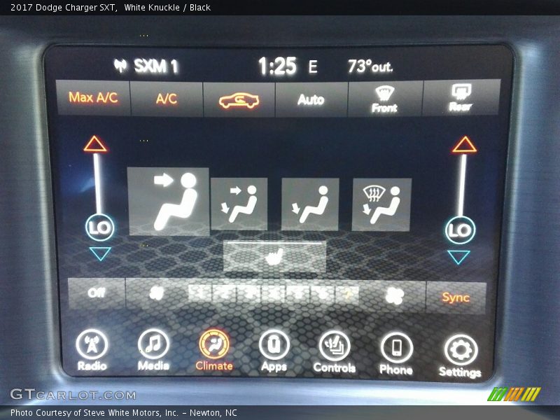 White Knuckle / Black 2017 Dodge Charger SXT