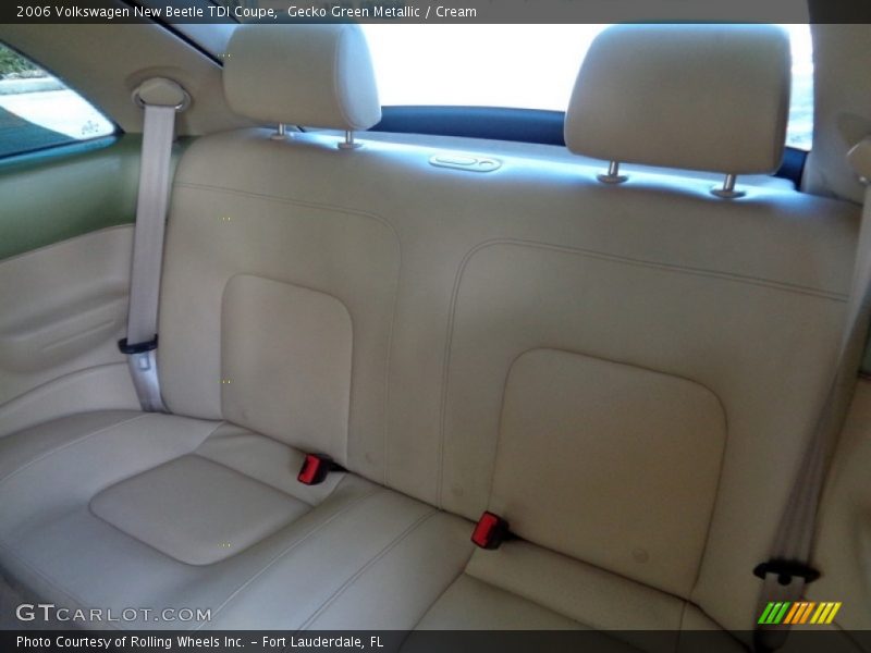 Rear Seat of 2006 New Beetle TDI Coupe