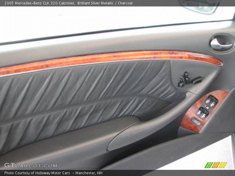 Brilliant Silver Metallic / Charcoal 2005 Mercedes-Benz CLK 320 Cabriolet